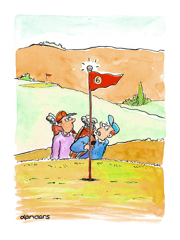 Golf cartoon